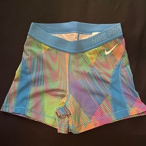 Nike Pro 3” compression shorts with mesh on side, 3” inseam. Not new.